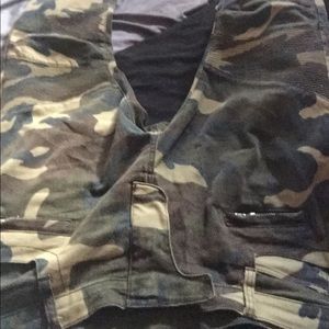 Camo Balmain Paris jeans